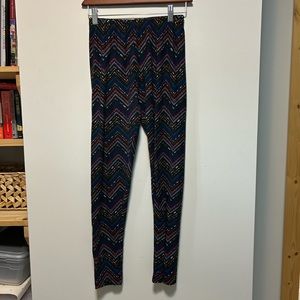 Sweetlegs Leggings, Colourful Fun Chevron Pattern, One Size Fits Most (6-14)